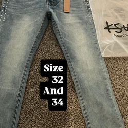 Size 32 and 34