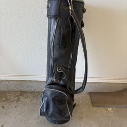 Vintage Golf Bag And Cart