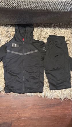 Nike Tech Fleece Tracksuit Set Black