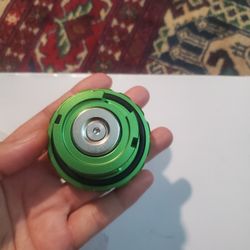 WeiSen Diesel Fuel Cap Aluminum Compatible with Dodge Ram 1(contact info removed) 3500 Green Magnetic 2019-2024