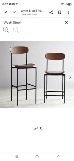 Pottery barn Wyatt stool