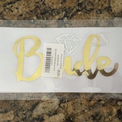 Bride To Be Sash 