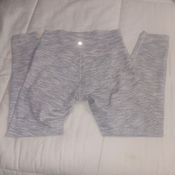 Lululemon Gray Space-Dye Leggings size 8