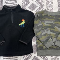 Toddler Pull-Over Fleece Sweaters