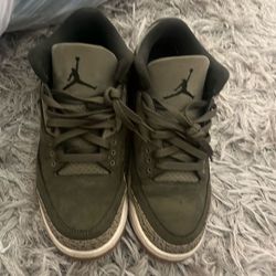 Nike air Jordan 3 Retro ,Family Affair ,olive green