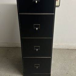 16”wx19”dx51”h good condition wooden file cabinet