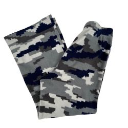 GapKids Fleece Pajama Lounge Pants Camo Blue/Gray Sz. 8