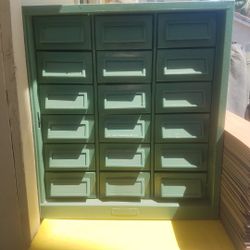 vintage mid century addressograph cabinet tools machinists crafts