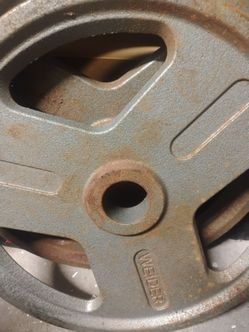 2 45lb Olympic weight plates