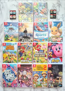 Nintendo Switch Games Mario, Pokemon and more READ DESCRIPTION