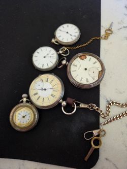 WATCH POCKET WATCHES SILVER