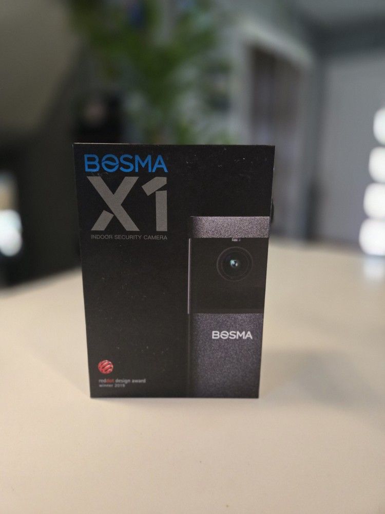 BOSMA X1 Home Security Camera, WiFi Indoor Camera, Super Wide Angle, 360 Degree Rotation, 1080P HDR,