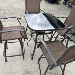 High Top Table And Chairs 