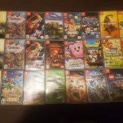 nintendo switch  Empty game cases