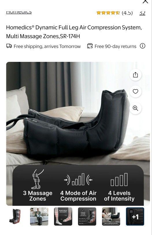 Full Leg Air Compression System Multi Massager