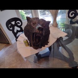 Grizzly Bear, Life-size Copper Sculpture