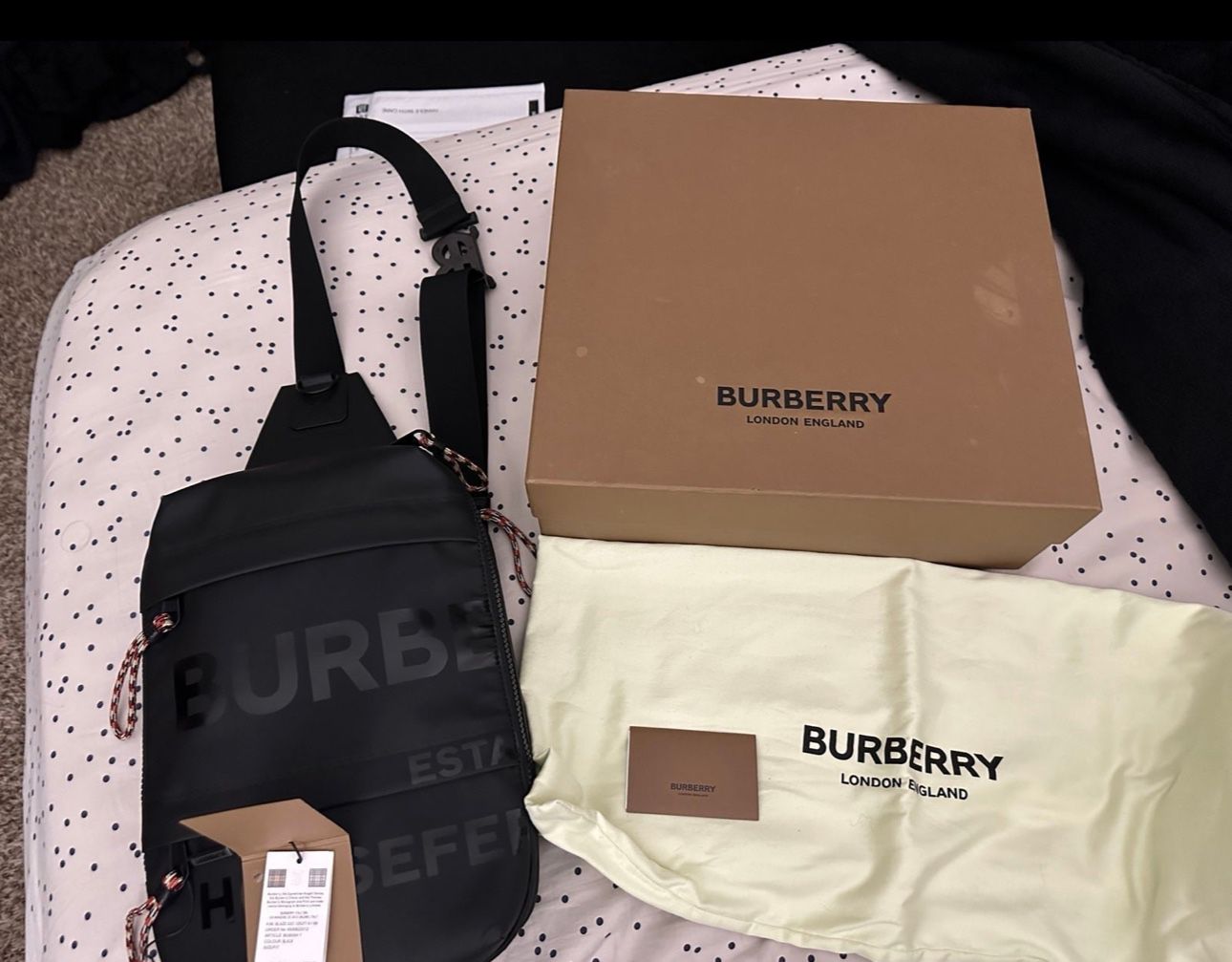 Burberry Men Sling Bag 
