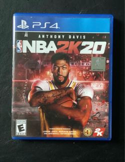 2K NBA 2K20 PS4 2019 E Online Multiplayer Basketball Disc Case Manual
