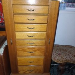 Vintage Jewelry Armoire