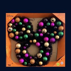Disney Mickey Mouse Halloween lighted Wreath $50