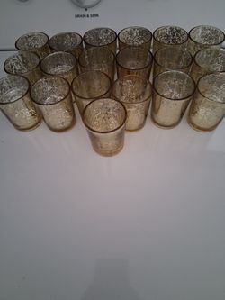 New Out Of Box 19 Small  Votive Candle Holders 