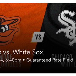 White Sox Tickets Friday First Row
