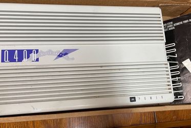 JBL GTQ400 4 Channel Amp 400w RMS AMPLIFIER RARE SPEAKER