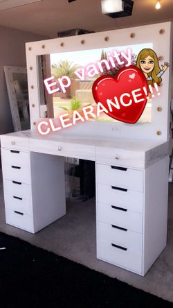 White 5ft long!! Beautiful vanity