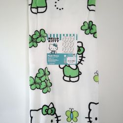 Hello Kitty St Patrick’s Blanket 