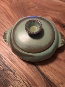 Frankoma Green Serving Bowl
