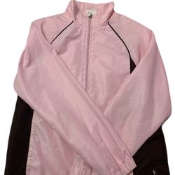 Cute pink & brown windbreaker