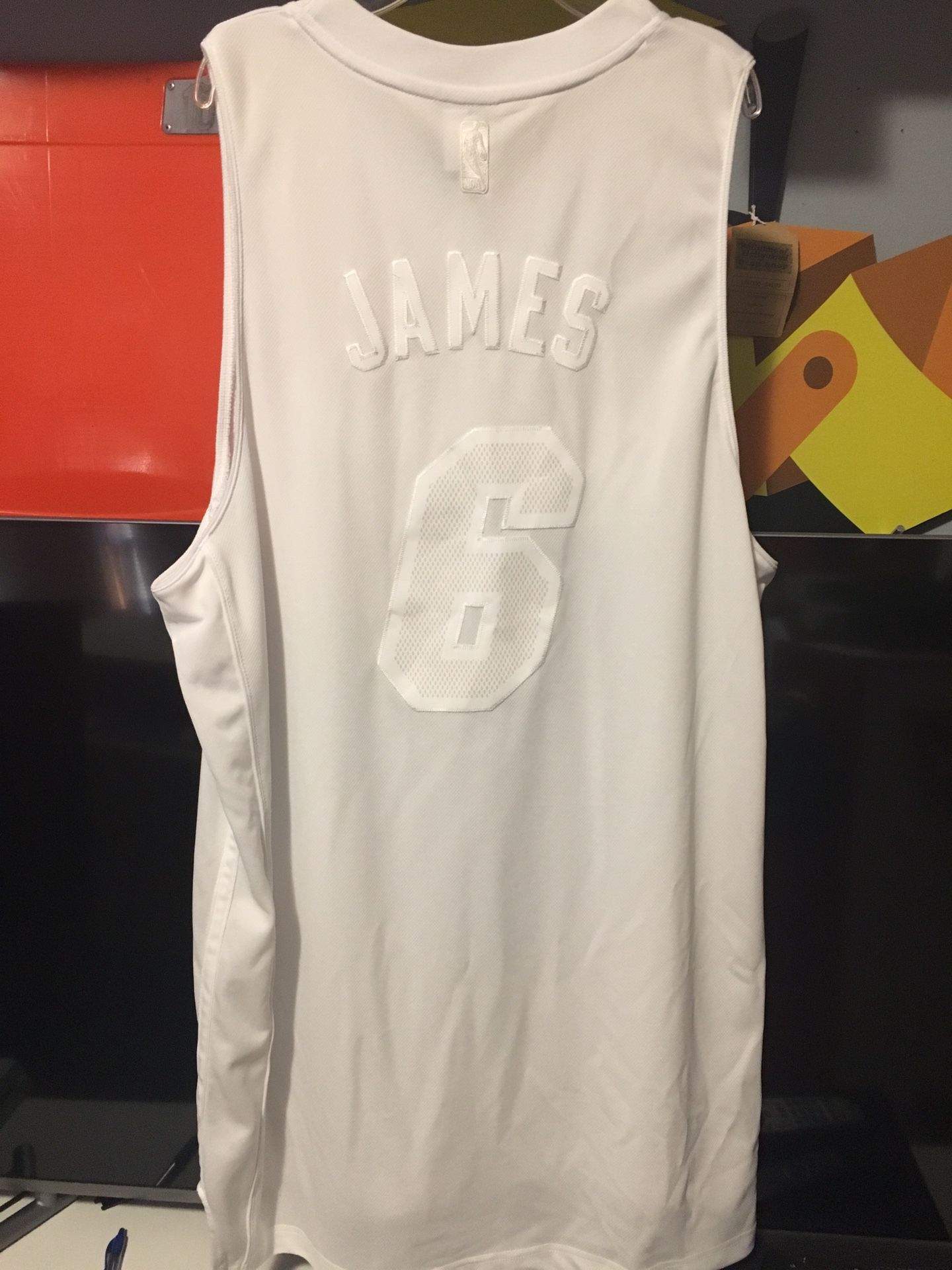 NBA Adidas LeBron James Jersey- Miami Heat