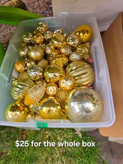 Christmas balls $1 ea