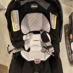 Chicco KeyFit Travel System - Keyfit 30 Infant Car Seat and Base along with Chicco viaro Stroller