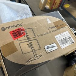 Hemudu HT05W-002 Dual Monitor Stand White