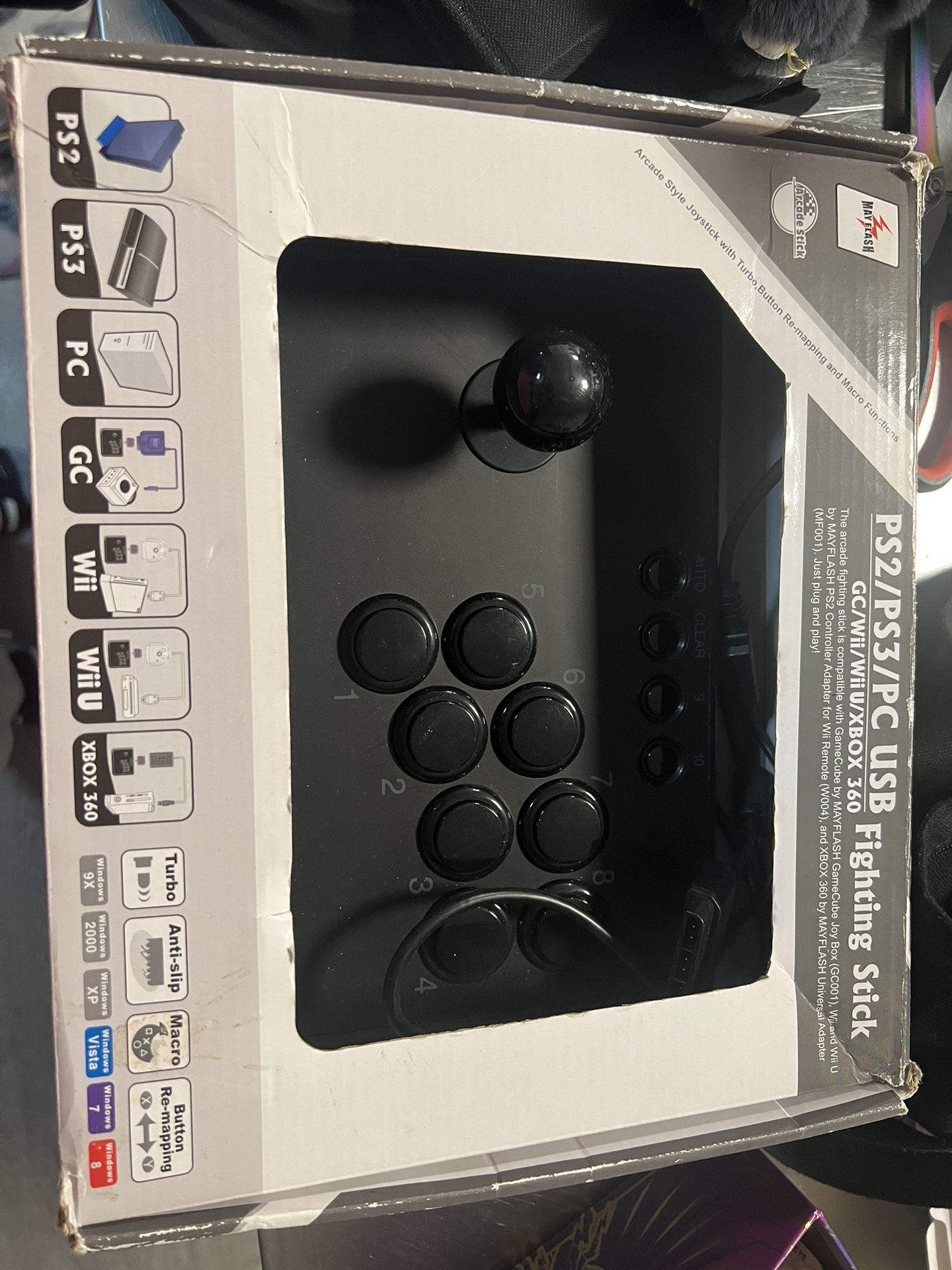 May Flash PS2/PS3/PC USB Universal Arcade Fighting Joy Stick