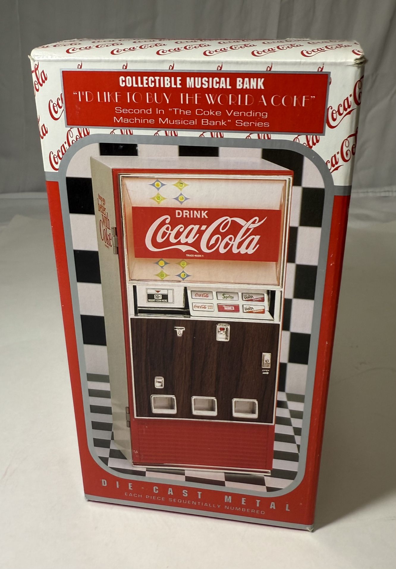  Coca-Cola Vending Machine Musical Bank 