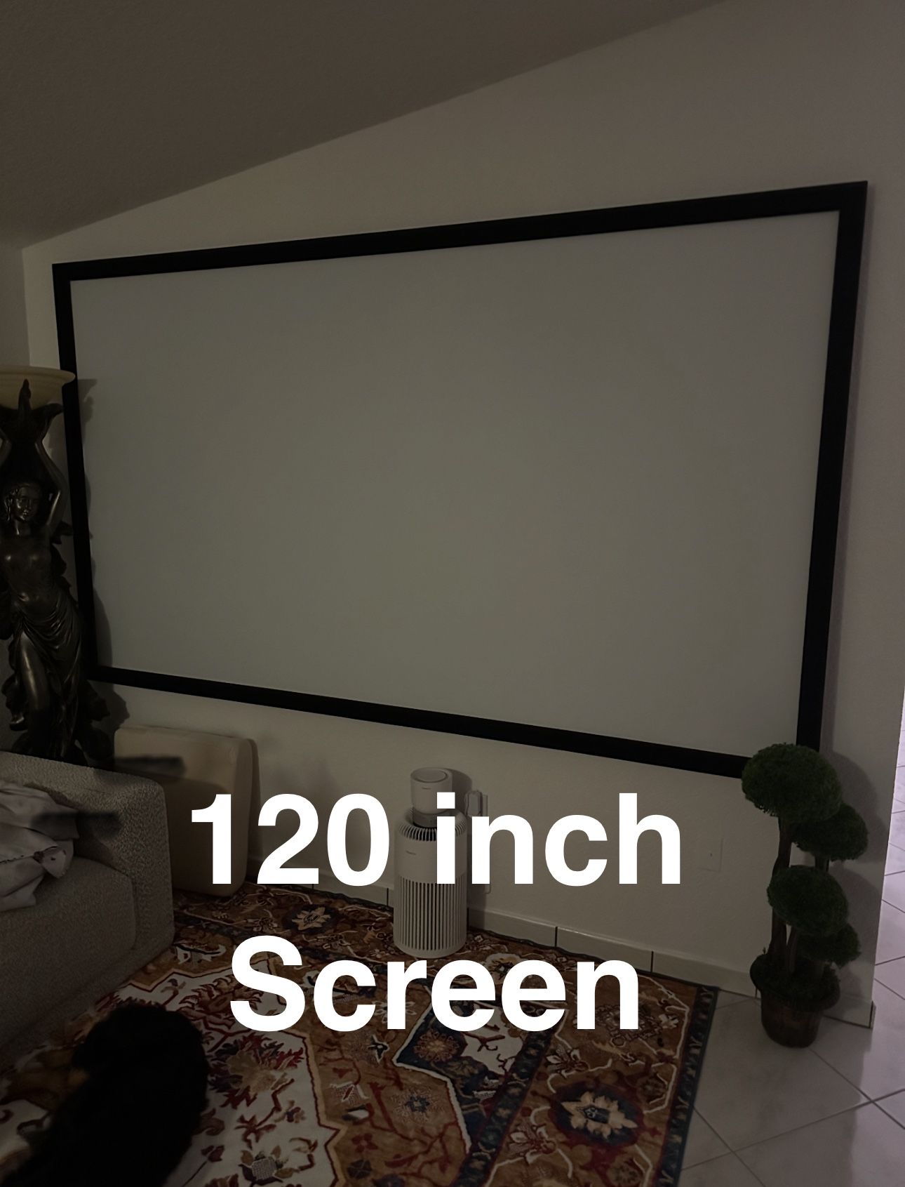 NEW Silver Ticket Products STR Series 6 Piece White 1.1 Gain 120" Diagonal 16:9 Format Projection
