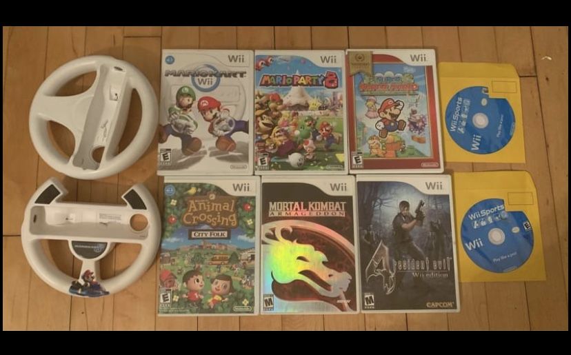 Nintendo Wii Games Read Description Mario