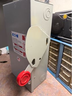 EATON DH362FGK, Heavy Duty Safety Switch (disconnect) 60A, 600V, 3-pole.