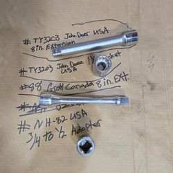 3/4 drive John Deere  tools