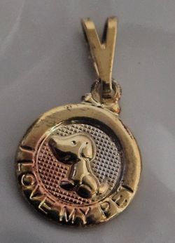"I LOVE MY PET" Pendant New Sealed