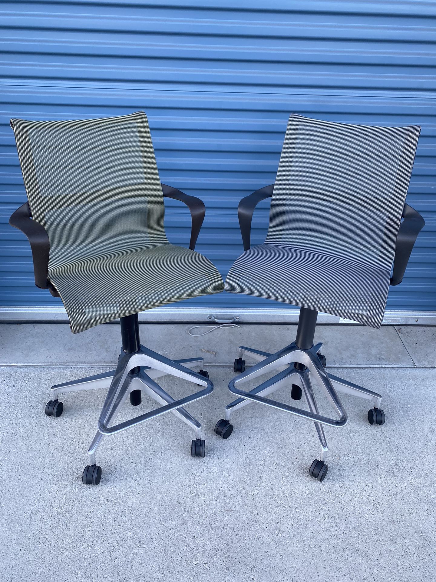 Herman Miller Setu Drafting Chairs