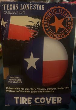 NEW - TEXAS AUTHENTIC LONESTAR COLLECTION TIRE COVER