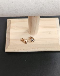 14k Gold Tri Color Earrings 