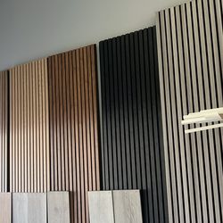 Acoustic wall panels wood veneer