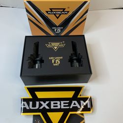 AUXBEAM F15 H7 LED Headlight Bulbs Hi/Lo Beam 20000LM 