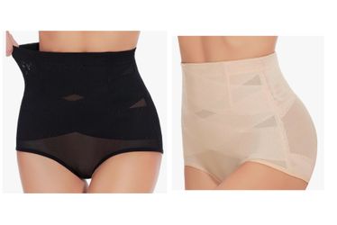 Tummy control Shapewear panties, black or beige, new