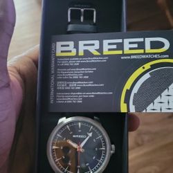 Breed Renegade Leather-Band Watch 