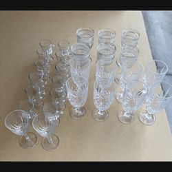 28 Piece Imported Crystalline / Tea Cup Set